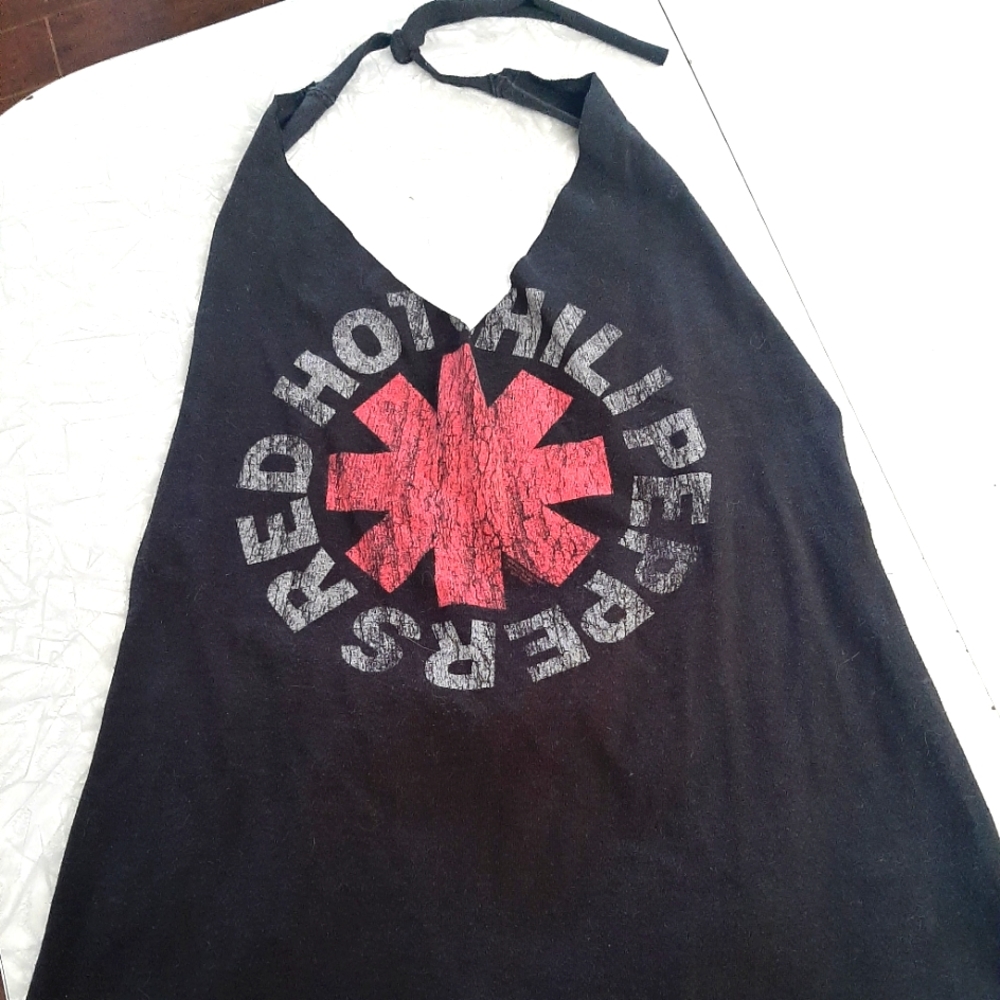 5/$25 Red Hot Chili Peppers hand cut tank top